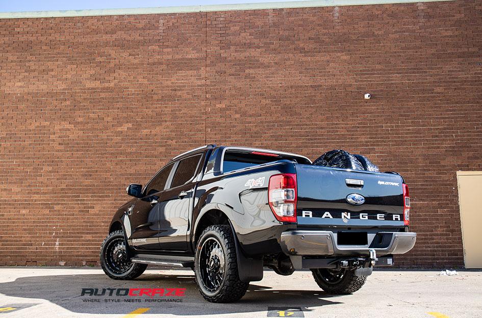 FORD RANGER GD03 GLOSS BLACK MILLED ACCENTS